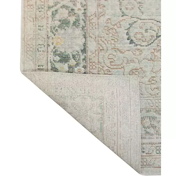 New Kirklands Home Sea Vintage Medallion Area Rug, 5x7 Green