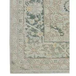 New Kirklands Home Sea Vintage Medallion Area Rug, 5x7 Green