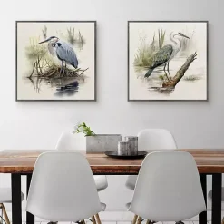 Outlet Kirklands Home Seabird Portrait Framed Canvas Prints, Set of 2 Multi