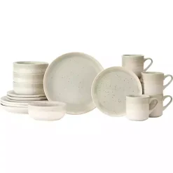 Best Kirklands Home Seafoam Abode Speckled 16-pc. Dinnerware Set Green