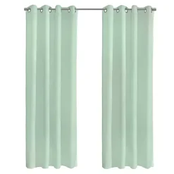 Online Kirklands Home Seafoam Boucle Sheer Curtain Panel, 84 in. Green