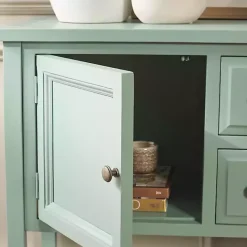 Sale Kirklands Home Seafoam 4-Drawer Charlotte Sideboard Green