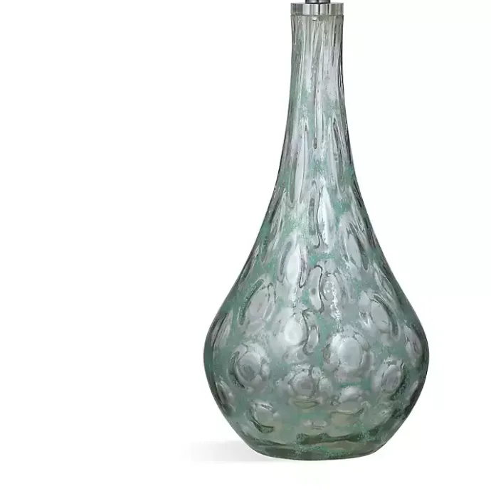 New Kirklands Home Seafoam Green Teardrop Table Lamp White