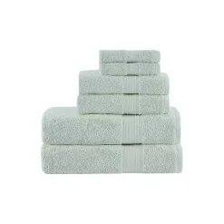 Outlet Kirklands Home Seafoam Organic Cotton 6-pc. Towel Set Blue