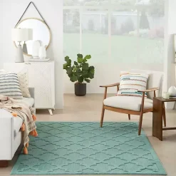 Outlet Kirklands Home Seaglass Trellis Outdoor Area Rug, 5x7