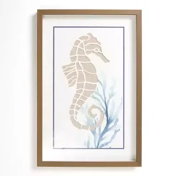 Online Kirklands Home Seahorse Shadowbox Wall Plaque