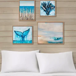Outlet Kirklands Home Seascape Multi-Sized Canvas Art Prints, Set of 4 Blue
