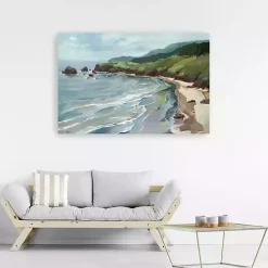 Clearance Kirklands Home Seaside Cliffs Giclee Canvas Art Print, 60x40 in.
