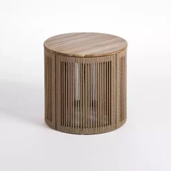Best Kirklands Home Seaside Outdoor Accent Table Brown