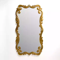 Kirklands Home Serena Antique Gold Carved Scroll Wall Mirror