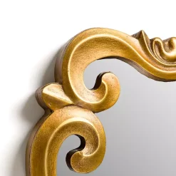 Kirklands Home Serena Antique Gold Carved Scroll Wall Mirror