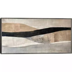 Kirklands Home Serene Abstract Landscape Framed Canvas Art Print
