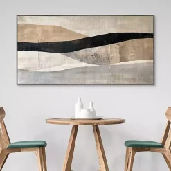 Kirklands Home Serene Abstract Landscape Framed Canvas Art Print