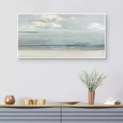 Sale Kirklands Home Serene Sound Framed Canvas Art Print Multi