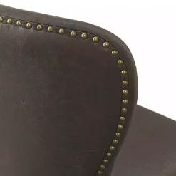 Online Kirklands Home Sevana Faux Leather Dining Chairs, Set of 2 Brown