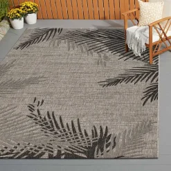 Online Kirklands Home Shaded Palms Captiva Outdoor Area Rug, 5x7