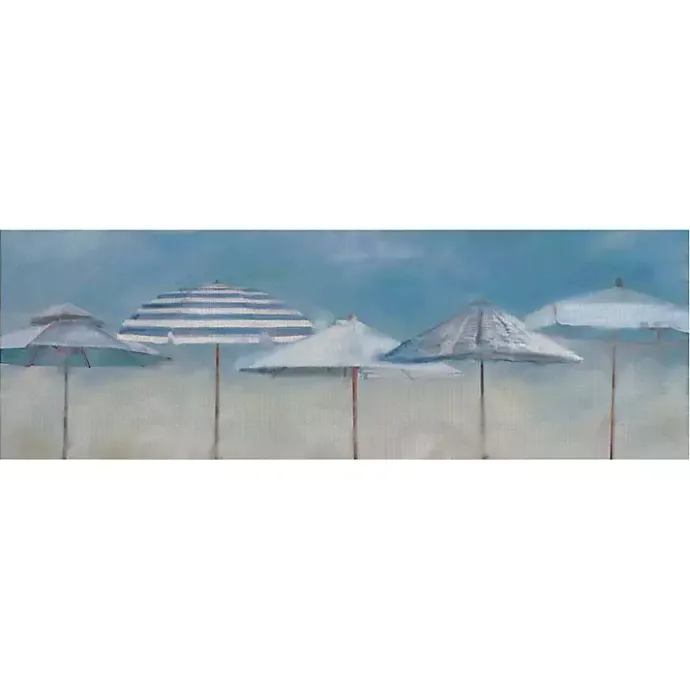New Kirklands Home Shades of Summer Giclee Canvas Art Print Blue