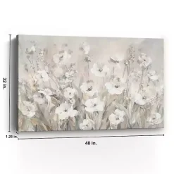 Sale Kirklands Home Shades of Canvas Art Print, 32x48 White