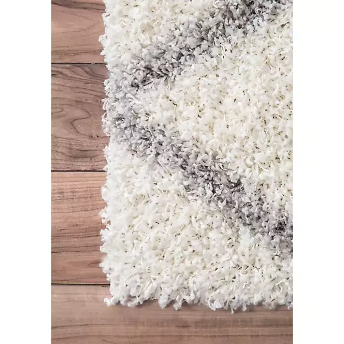 Kirklands Home Shanna Diamond Area Rug, 5x7 White