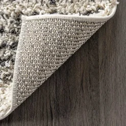 Sale Kirklands Home Shattered Diamonds Scarlette Area Rug, 7x10 Ivory