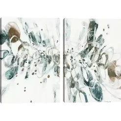 New Kirklands Home Shattered Glass Canvas Art Prints, Set of 2