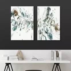 New Kirklands Home Shattered Glass Canvas Art Prints, Set of 2