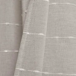 Sale Kirklands Home Sheer Textured Curtain Panel Set, 84 in. Gray
