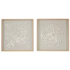 Hot Kirklands Home Shell Design Shadow Box 2-pc. Wall Art