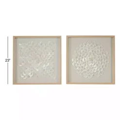 Hot Kirklands Home Shell Design Shadow Box 2-pc. Wall Art