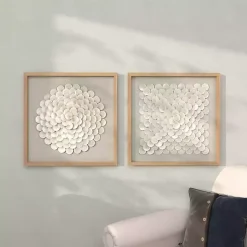 Hot Kirklands Home Shell Design Shadow Box 2-pc. Wall Art