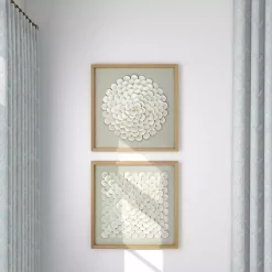 Hot Kirklands Home Shell Design Shadow Box 2-pc. Wall Art