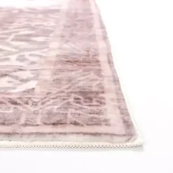 Best Kirklands Home Shiva Red Botanical Washable Runner, 2x7