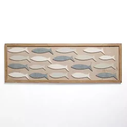 Sale Kirklands Home Shoalmate Fish Wood Wall Plaque