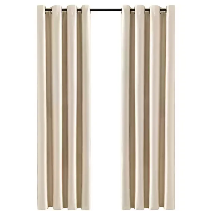 New Kirklands Home Silky Wheat Blackout Curtain Panel, 95 in. Gold