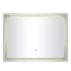 Discount Kirklands Home Silver Adjustable LED Wall Mirror
