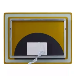 Discount Kirklands Home Silver Adjustable LED Wall Mirror