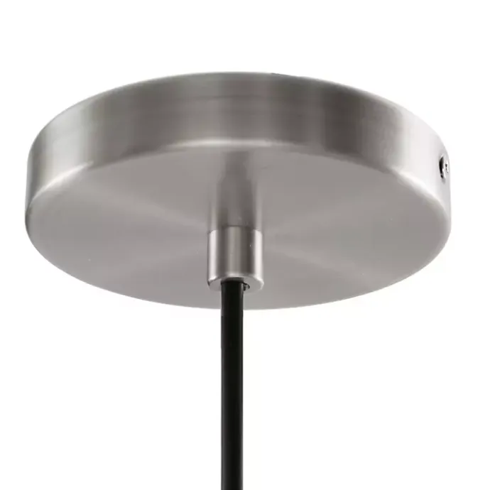 New Kirklands Home Glass Avalon Pendant Light Silver