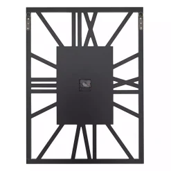 Clearance Kirklands Home Silver Glass Frame Wall Clock