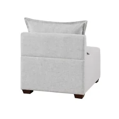 Hot Kirklands Home Silver Modular Armless Accent Chair Gray