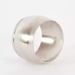 Online Kirklands Home Silver Metal Round Napkin Rings, Set of 4