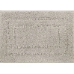 New Kirklands Home Silver Reversible Cotton Bath Mat, 45 in. Gray