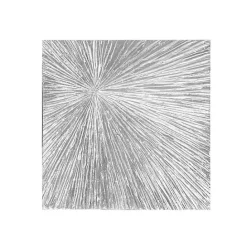 Outlet Kirklands Home Sunburst Dimensional Resin Wall Art Silver