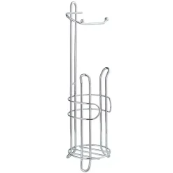 Discount Kirklands Home Toilet Paper Storage Stand Silver
