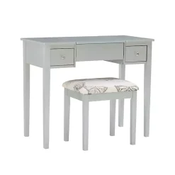 Outlet Kirklands Home Silver Virginia Butterfly 2-pc. Vanity Set Gray
