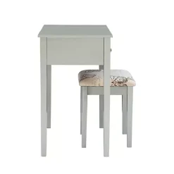 Outlet Kirklands Home Silver Virginia Butterfly 2-pc. Vanity Set Gray