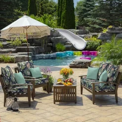 Discount Kirklands Home Simone Tropical 2-pc. Outdoor Deep Seat Cushion
