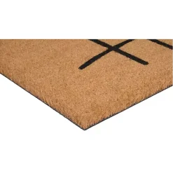 Discount Kirklands Home Simple Hello Script Doormat, 48x24 Brown