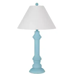Kirklands Home Sky Blue Coastal Ariel Table Lamps, Set of 2