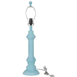 Kirklands Home Sky Blue Coastal Ariel Table Lamps, Set of 2