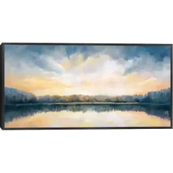 Kirklands Home Skylights Framed Canvas Art Print Blue